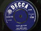 THE BEAT BOYS-THAT'S MY PLAN DECCA F.11730 JOE MEEK/RGM SOUND-1963