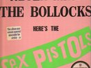 SEX PISTOLS NEVER MIND THE BOLLOCKS WHITE LABEL PROMO LP 3 STICKERS NEAR MINT