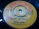 JOAN ROSS - BAND OF GOLD RARE 1970 CRAB SKINHEAD REGGAE 45