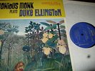 THELONIOUS MONK : PLAYS DUKE ELLINGTON LP 1958 RIVERSIDE RLP 12-201 USA