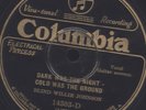 78 RPM VERY RARE BLUES RECORD BLIND WILLIE JOHNSON COLUMBIA 14303-D / EE-