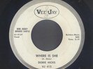 R&B Popcorn 45  Dobie Hicks  Where Is She  Vee Jay