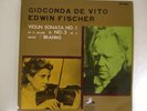 BRAHMS SONATAS - DE VITO & E.FISHER - JAPAN EARLY ANGEL LP