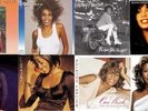 Whitney Houston 8 Autographed Catalog Albums