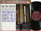 Mercury SR 90309, RFR 1/2 Shostakovich, String Quartets #4 & #8, Borodin Quartet