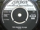 Chuck Berry - Let it rock / Too Pooped to pop.  London HLM 9069.  Near Mint