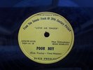 ELVIS PRESLEY 78 RPM POOR BOY / BLUE MOON YELLOW MILLION MARK  ASIA
