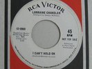 LORRAINE CHANDLER . NORTHERN SOUL 45 . RARE PROMO . I Can't Hold On  . EXC  