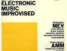 MEV AMM Live Electronic Music Improvised MAINSTREAM VINYL LP RARE