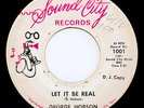 rare northern soul GEORGE HOBSON - LET IT BE REAL (Sound City) original LISTEN