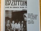 Led Zeppelin Live in Osaka 9/29 '71 pt. 1 & 2 Numbered 2 LP Purple Colored Vinyl