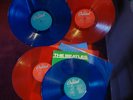 BEATLES 4 COLOR VINYL LP'S RED AND BLUE 1962-66 1967-70