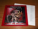 MASSACRA Enjoy The Violence LP RARE MERCILESS PROTECTOR AGRESSOR SHARK REC