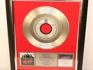 Status Quo, Caroline, Platin Record, platin Schallplatte, Award, goldene