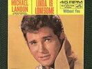 Michael Landon 45 RCA Linda Is Lonesome w/ PS Sleeve TV Bonanza David Gates 1964
