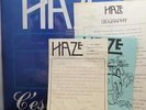 HAZE (PROG) c'est la vie LP 8 track with booklet, promo info sheets in pvc sleev