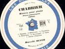 DF 151 /152 MARCELLE MEYER CHABRIER PIANO WORKS FRENCH LP'S DISCOPHILES FRANCAIS