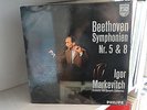 IGOR MARKEVITCH BEETHOVEN SYMPHONIES 5&8 PHILIPS MINIGROOVE A 00547 L HOLLAND LP