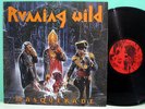 RUNNING WILD Masquerade RARE 1995 GERMAN ORIGINAL 1st PRESS LP EX Pile Of Skulls