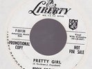 Orig WL Promo EDDIE COCHRAN Pretty Girl/Teresa 45 Liberty Rockabilly Rock & Roll
