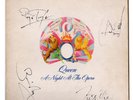 QUEEN A NIGHT AT THE OPERA SIGNED BY GROUP VINYL LP (SLEEVE ONLY) 100% ORIGINAL