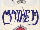 MAYHEM Bloodrush/Addictive Risk (vigillante 1) diy/nwobhm 7'' single, unplayed