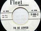 THE PENTAGONS 45 To Be Loved / Down At the Beach FLEET Doo Wop ORIGINAL #H658