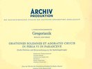 Archive Production - Gregorian Chant - The Mass - Deutschen Grammophon