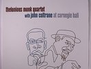 THELONIOUS MONK: With John Coltrane At Carnegie Hall LP (180g pressing) rare Ja