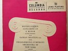 Milstein/Walter - Mendelssohn: Concerto in E Minor - Columbia LP - ML-4001 - VG+