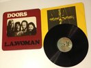 THE DOORS LA Woman LP Clear WINDOW COVER +CROSS SLEEVE  Elektra EKS 75011