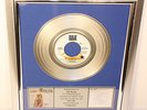 Kim Wilde, Cambodia, Single Platin Record, platin Schallplatte, Award, goldene