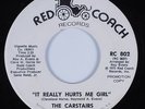 Northern Soul/Sweet Soul 45 CARSTAIRS It Really Hurts Me Girl RED COACH HEAR VG+