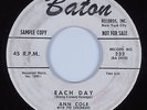 R&B Soul 45 ANN COLE Each Day BATON HEAR