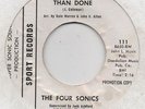 THE FOUR SONICS-EASIER SAID THAN DONE-SPORT(GREAT OLDIE)-***WHITE DEMO***