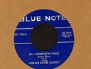 JAZZ 45 Horace Silver Quintet / Bill Henderson SENOR BLUES on BLUE NOTE 1710 nm-