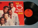 The Five Satins Sing Ember doo wop R&B LP VG mono VG+ cover 1957 orig. red label