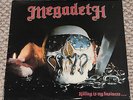 Megadeth Killing Is My Business LP 1985 Combat MX 8015 EX / NM Metal