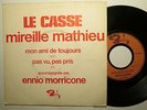 MIREILLE MATHIEU BO FILM LE CASSE ENNIO MORRICONE PROMO BARCLAY