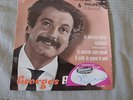 EP GEORGES BRASSENS DEDICACE la mauvaise herbe philips 432205 BIEM
