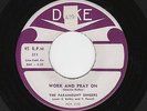 '55 Black Gospel PARAMOUNT SINGERS Work & Pray On/Jesus Is All World M- HEAR NOW