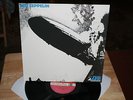 led zeppelin I, turquoise lettered plum labeled first pressing, top, reissue