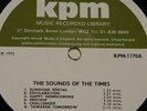 KPM 1170 LIBRARY LP   SOUNDS OF THE TIMES   HAWKSHAW LAMONT FIDDY GRAY RICHMOND