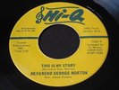 Reverend George Morton   This Is My Story   Hi-Q northern soul / gospel 45 HEAR