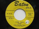 NOBLE THIN MAN WATTS Hard Times I'm Walkin' The Floor Over You Baton 45 249 R&B