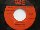 THE FIVE CROWNS Do You Remember / God Bless You GEE 45 1001 DOO WOP