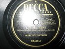 78 rpm record Marlene Dietrich  Lilli Marlene