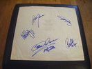 ACDC - Flick of the Switch LP Inner Sleeve signed By all the Band