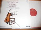PHILIPS red &silver first canvas hard cover Schubert Arpeggione GENDRON cello NM