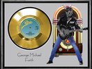 GEORGE MICHAEL - FAITH - FRAMED  SILVER or GOLD 45rpm  RECORD